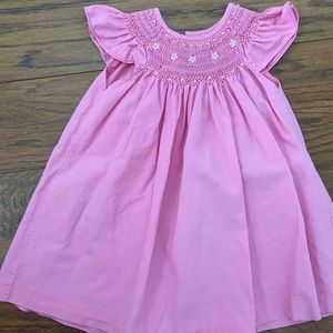 Fantasie 9 month Smocked flutter sleeve dress